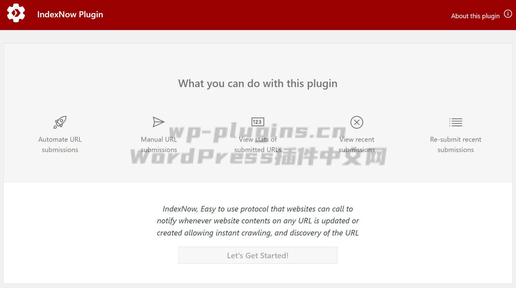 解决IndexNow插件无法点击start按钮的问题